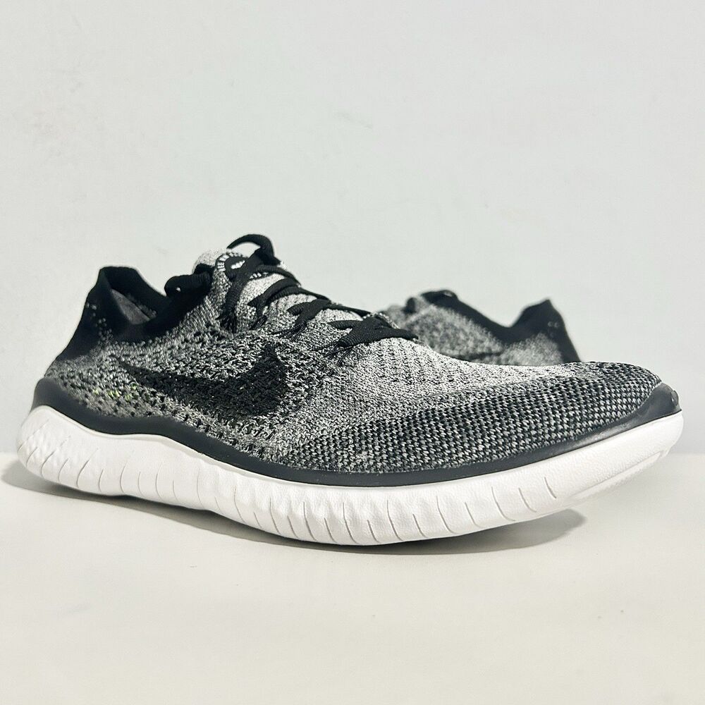 Nike Free RN Flyknit 2018 “Black White” Men’s Size 10.5 Lifestyle Running Shoes